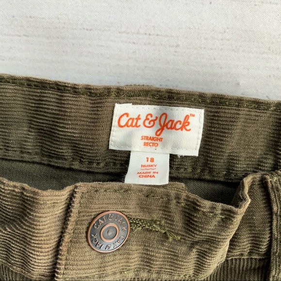 Cat & Jack Straight Husky Stretch Pant - Picture 7 of 14